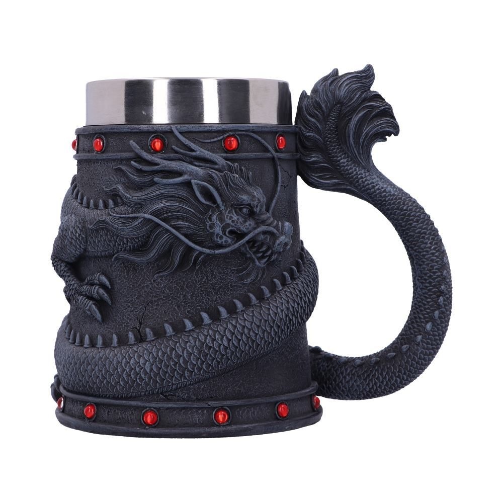 Nemesis Now - Dragon Coil Tankard - Grey